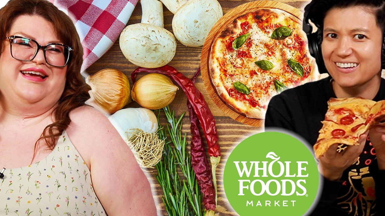 Kristin & Jen Try EVERY WHOLE FOODS Pizza | Kitchen & Jorn Kristin & Jen Try EVERY WHOLE FOODS Pizza | Kitchen & Jorn