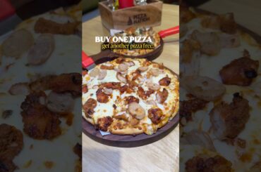 Buy 1 Pizza, Get 1 FREE at Pizza Nation. Snacks for just Rs.99 Burger, Veg Wrap & Garlic Bread.