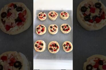 Yummy little mini pizzas