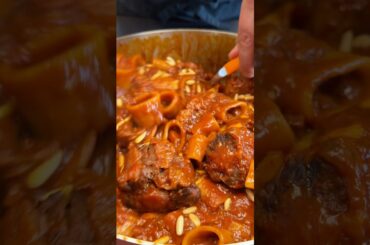 Pasta al Sugo di Coda alla Vaccinara!!🤤questa è una BOMBAAA Sfondatela di like e salvate la ricetta