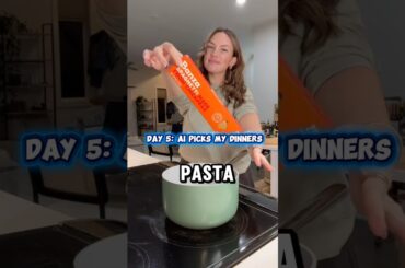 Day 5: Letting AI pick my dinners… #cooking #cookingshorts