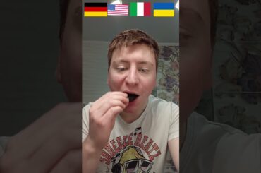 MUKBANG EATING FLAG FOOD #food #mukbang #eating #germany #usa #italy #ukraine