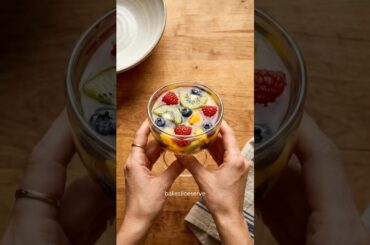 Clear Jelly Cup #food #baking #chef #cooking #jelly #asmr #italy #viral #youtubeshorts #trending