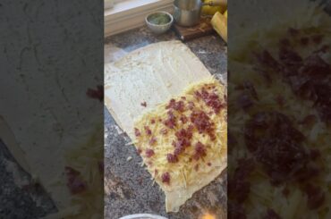 Pepperoni Pesto Puff Pastry Twists! Recipe is in the description section