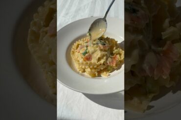 🍋pasta citron courgette et truite