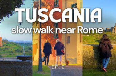 Tuscania Italy Walking Tour | Day Trip from Rome near Tuscany [EP. 2]