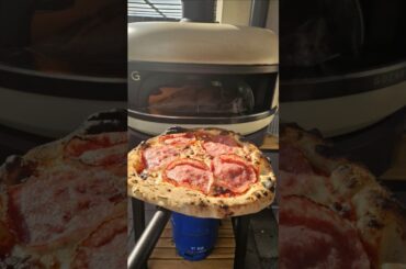 Italian Salami & onion marmelade pizza bake in Gozney oven