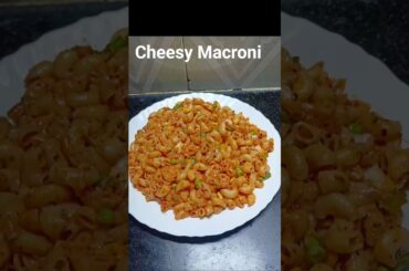 चीज़ी मैकरोनी पास्ता।Cheesy Mecroni Pasta Kaise Banaen।#mecroni #cheesymacaroni #pasta #shortsfeed