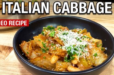 Italian Braised Cabbage & Beans: Simple, Cheap, and Insanely Good!