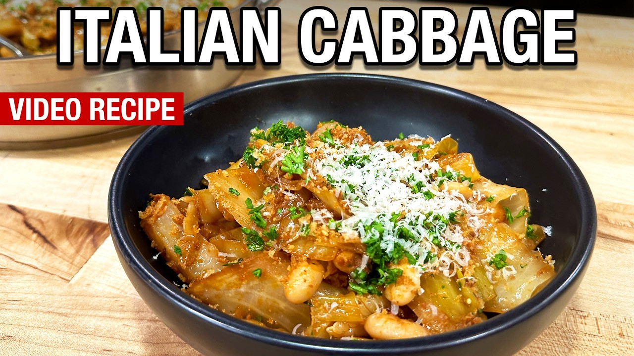 Italian Braised Cabbage & Beans: Simple, Cheap, and Insanely Good! Italian Braised Cabbage & Beans: Simple, Cheap, and Insanely Good!