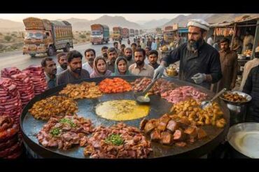 INSANE GIANT PAKISTANI BREAKFAST STREET FOOD RECIPES COMPILATION | MUST-TRY FOODS IN PAKISTAN