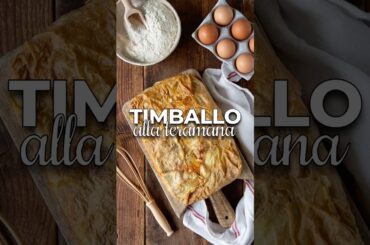 IL TIMBALLO #vivianadalpozzo #cosatipreparopercena