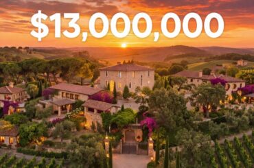 Inside Italy’s Most Stunning $32,000,000 Luxury Villa in Tuscany