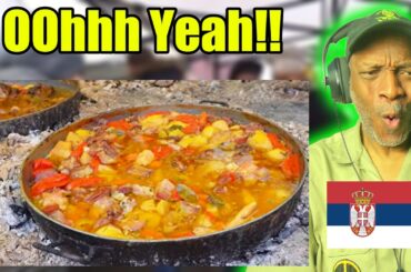 Mr. Giant Reaction CRAZY SERBIAN MEAT FESTIVAL - Serbian Street Food Like You've NEVER SEEN Before