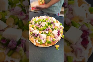 Aaj toh cheese panner pizza ka order aaya 🍕🍕🍕😃#pizza #foodia #viral