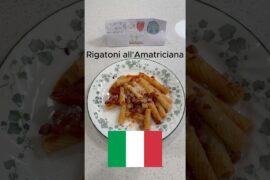 Rigatoni all’Amatriciana 🇮🇹 #italian #cooking #shorts