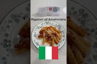 Rigatoni all’Amatriciana 🇮🇹 #italian #cooking #shorts