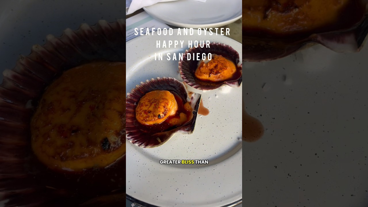 seafood and raw oyster happy hour in San Diego! #sandiegofood seafood and raw oyster happy hour in San Diego! #sandiegofood