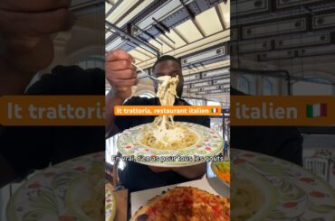 🍝🇮🇹 IT TRATTORIA PASSE EN MODE HALAL 🔥 #food #paris #restaurant #italianfood #parisfoodguide