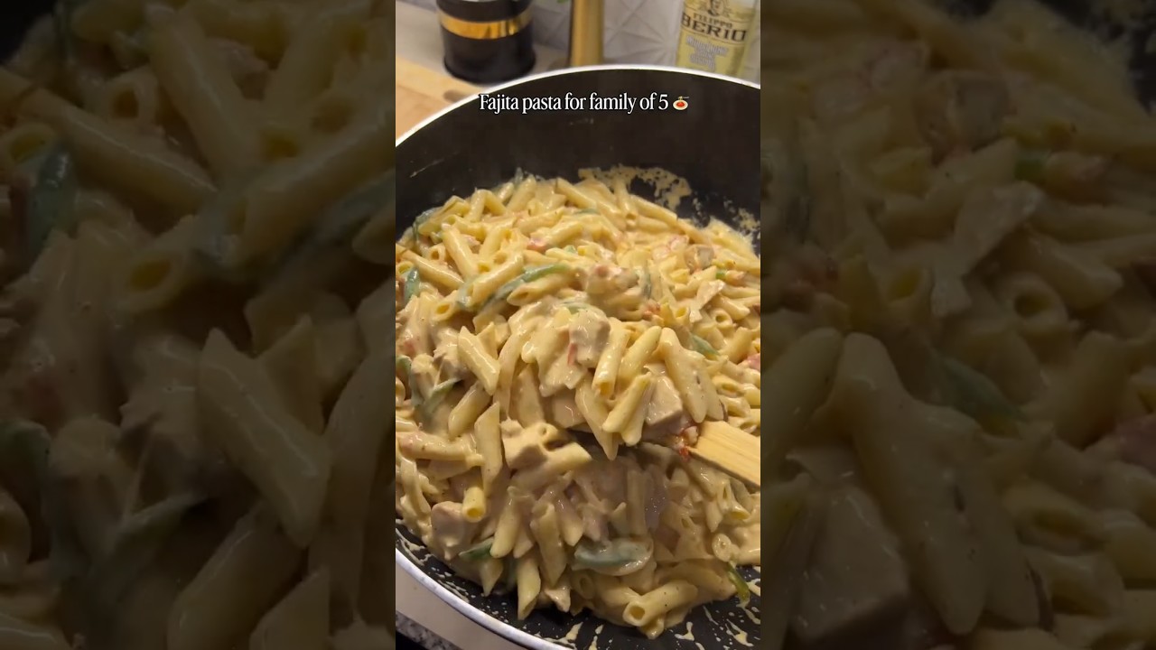 Quick easy creamy Fajita Pasta Recipe #homemade #cooking #fajitapasta #pasta Quick easy creamy Fajita Pasta Recipe #homemade #cooking #fajitapasta #pasta