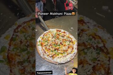 पनीर मखनी पिज़्ज़ा 😱 #shorts #snacks #recipe #dinner #pizza #paneerpizza