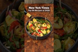 Cooking Every Recipe on the NYT Top 50 List of 2025 | Tortellini Pasta Salad #recipe #cooking
