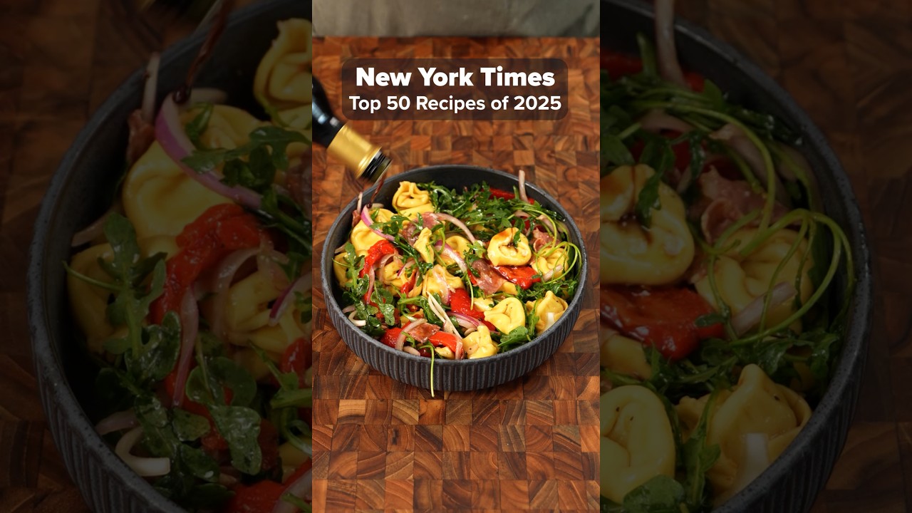 Cooking Every Recipe on the NYT Top 50 List of 2025 | Tortellini Pasta Salad #recipe #cooking Cooking Every Recipe on the NYT Top 50 List of 2025 | Tortellini Pasta Salad #recipe #cooking