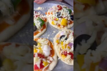 Mini pizza🥹❤️ #pizza #italian #pizzalover #foodreels #food #recipe #cooking #easyrecipe