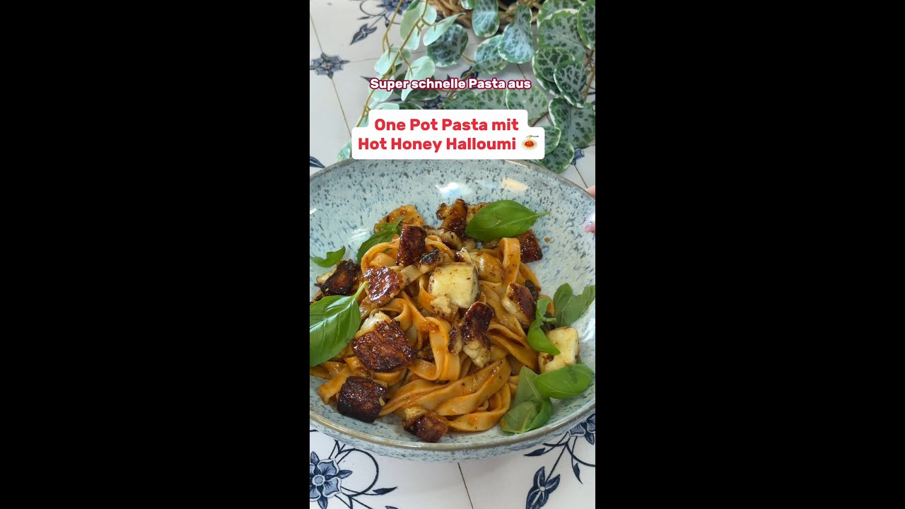One Pot Pasta mit Hot Honey Halloumi! 😋😋 #justspices #kochen #pasta #easyrecipes One Pot Pasta mit Hot Honey Halloumi! 😋😋 #justspices #kochen #pasta #easyrecipes