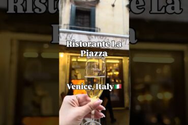 Ristorante La Piazza, Venice, Italy. 🇮🇹