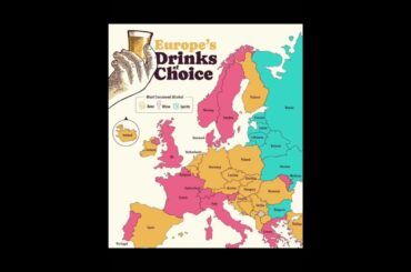 Beer vs. Wine: Europe’s Drinking Map! 🍺🍷
