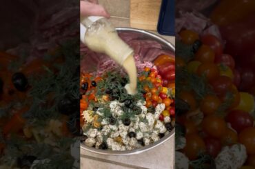 Trader Joseph’s Pasta Salad #traderjoes #salami #italian #easyrecipe #lunch #appetizer #recipe