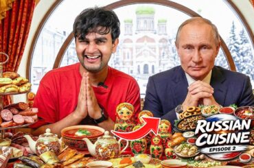 Trying Russia Authentic Food | World Food Series | Ep2