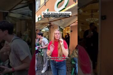 🚨The MOST ICONIC gelato shop in Rome!! [📌 comment “GUIDE” for the most detailed guide to Rome