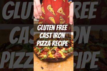 GF cast iron pizza recipe and process. Enjoy!