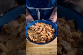I Made Chicken Bacon Ranch Pasta For Myself & My Son #recipes #shorts #pasta