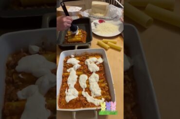Cannelloni ricotta espinacas ☘️❤️🌼 #cannelloni #italy #viralvideo #viralshort #pasta #food