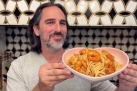 Lemon Garlic Shrimp Pasta Recipe | Creamy, Zesty & Ready in 20 Minutes! 🍋🦐🍝