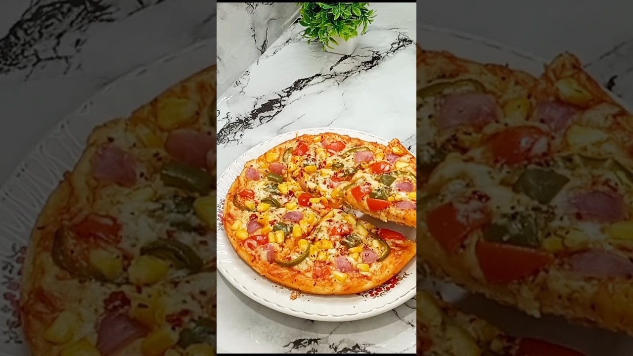 veg Pizza Recipe🍕👆😍 #shorts #ytshorts #Cookin gwithSR veg Pizza Recipe🍕👆😍 #shorts #ytshorts #Cookin gwithSR