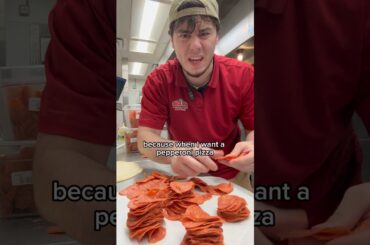 PUTTING THE MOST AMOUNT OF PEPPERONI ON A PIZZA?!? #youtube #food #shorts #viral #youtubeshorts