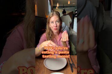 This tasting menu is all pasta 🍝 Flour + Water in San Francisco 🇺🇸