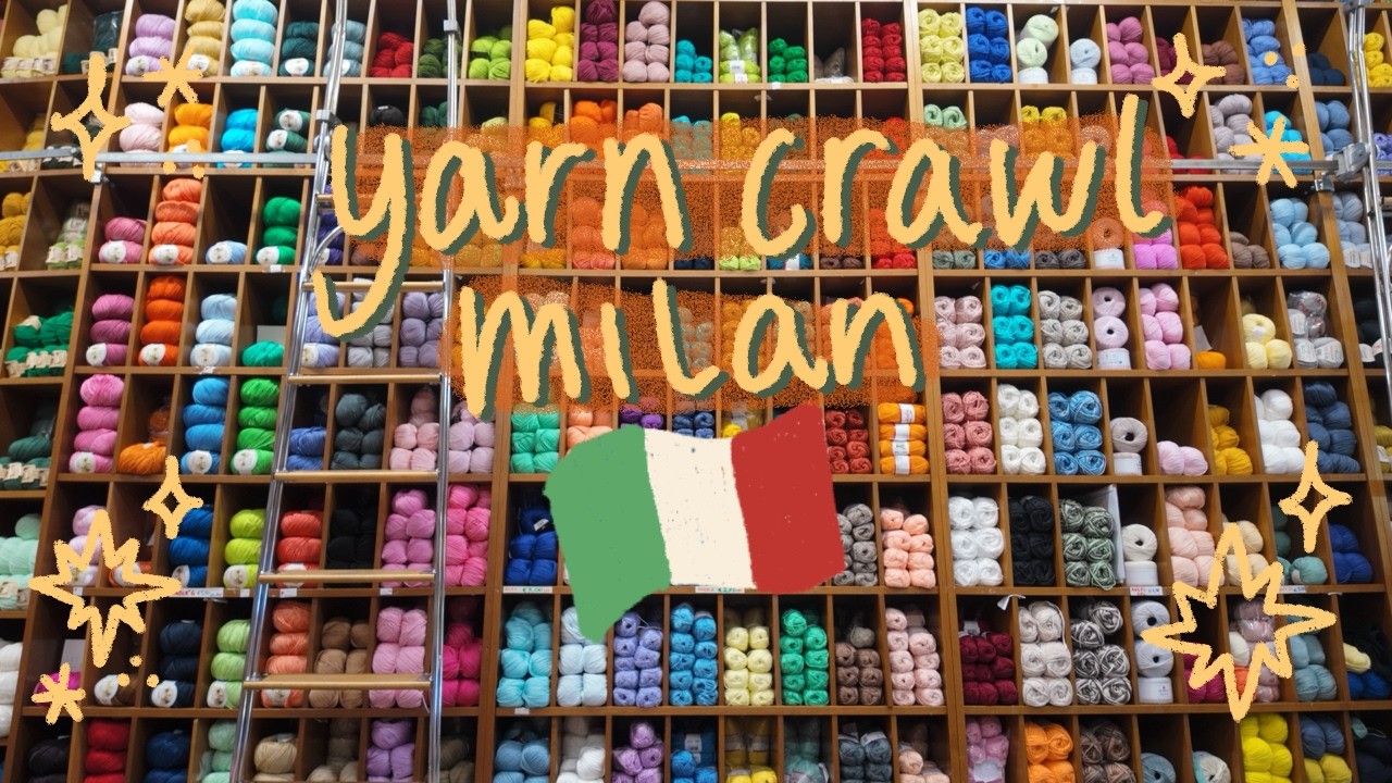 yarn stores + bonus magazines, vegan café and fabrics 🧵 yarn crawl milan, italy .。.:*☆ yarn stores + bonus magazines, vegan café and fabrics 🧵 yarn crawl milan, italy .。.:*☆