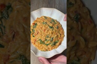 MontagsMinimal Teil 17 / One pot Orzo Tomaten Pfanne 👩🏽‍🍳😍🍅 #asmr #cooking