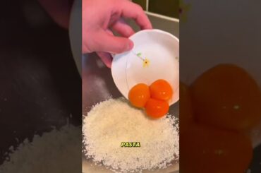 Authentic Spaghetti Carbonara (No Cream!) | Real Italian Recipe | RealFoodVerse #shorts