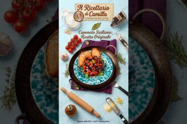 Caponata Siciliana: Original Recipe 🇮🇹 Italian Flavor 🇩🇪 Sizilianisches Rezept #shorts #fyp