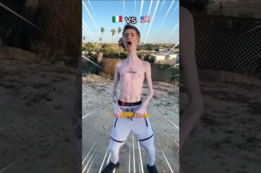 ITALY VS USA FOOD FACE-OFF 🤣 #shorts