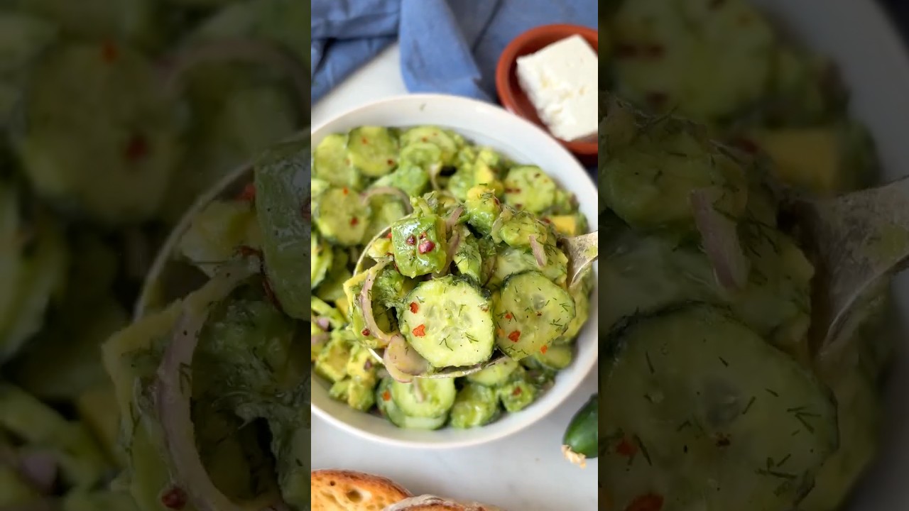 Fresh Avocado Cucumber Salad Fresh Avocado Cucumber Salad