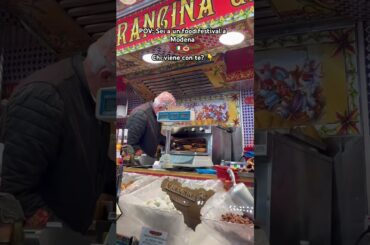 POV: Sei a un food festival a Modena 🇮🇹 #italy #travel #trending #food #cibo #modena