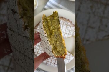 Italian Pistachio Cake #glutenfree #tortacaprese #pistachio