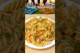 Creamy Tomato Pasta Recipe #shorts #ytshorts #youtubeshorts #shortsfeed #shortsvideo #pasta #viral
